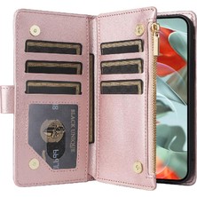 Manyi Mall Google Piksel 9 Pro Xl Cüzdan Kart Yuvaları Için Flip Case Kayış Darbeye (Yurt Dışından)