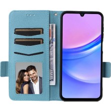 Manyi Mall Samsung Galaxy A16 Için Flip Case Yan Toka Manyetik Cüzdan Kart Yuvaları Pu (Yurt Dışından)