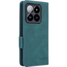 Manyi Mall Xiaomi 14T Pro Manyetik Cüzdan Kart Tutucu Kapak Kickstand Için Flip Case (Yurt Dışından)