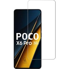 Coolacs Xiaomi Poco X6 Pro Uyumlu Kılıf Mat Buzlu Telefon Kılıfı ve Temperli Cam Ekran Koruyucu