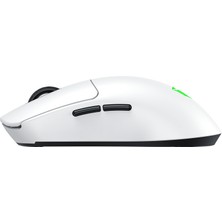 Pusat Ghost Pro 54GR 26000 Dpı 650 IPS Şarj Edilebilir Kablosuz Rgb Oyuncu Mouse - Beyaz