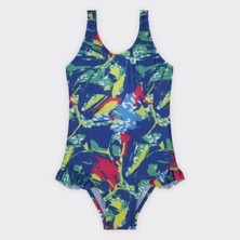 Panço Kız Çocuk Çok Renkli Mayo