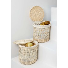 Maison Avf Rattan Patates Soğanlık 2'li Set