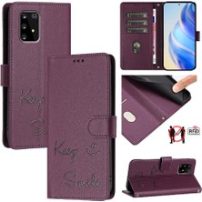 Colorful Shop Samsung Galaxy S10 Lite Için Kılıf Kapak Çevirin Kart Tutucu Cüzdan Rfıd Pu (Yurt Dışından)