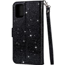 Colorful Shop Samsung Galaxy M51 Bilek Kayışı Için Fermuar Cep Durumda Glitter Cüzdan Kılıf (Yurt Dışından)