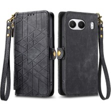 Colorful Shop Oneplus Nord 4 Için Flip Case Deri Kılıf Kapak Kapak Basit Iş (Yurt Dışından)