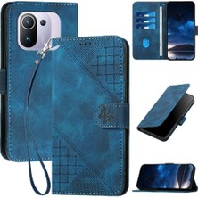 Colorful Shop Ayrılabilir El Kayışı ile Xiaomi 11 Pro Kabartmalı Kelebek Için Flip Case (Yurt Dışından)