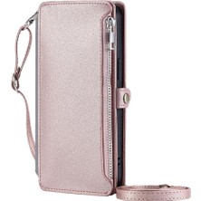 Colorful Shop IPhone 12/12 Pro Için Crossbody Durumda Cüzdan Rfıd Engelleme Fermuar 9 (Yurt Dışından)