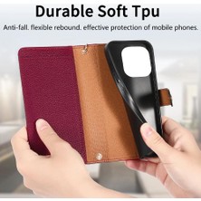 Colorful Shop Xiaomi 14T Pro Fermuar Deri Kılıf Için Flip Case Aşk Cüzdan Darbeye (Yurt Dışından)