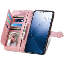 Colorful Shop Xiaomi 14T Çok Renkli Iş Çoklu Kart Yuvası Cüzdan Flip Tarzı (Yurt Dışından)