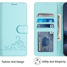 Colorful Shop Samsung Galaxy M35 Için Kılıf Cüzdan Kapak Kapak Kart Yuvası Tutucu Kickstand (Yurt Dışından)