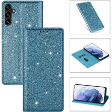 Colorful Shop Glitter Flip Case Samsung Galaxy A14 Için 5g Pu Deri Kart Tutucu Flip (Yurt Dışından)