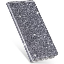 Colorful Shop IPhone Xs Max Pu Deri Flip Case Cüzdan Kart Için Glitter Flip Case (Yurt Dışından)