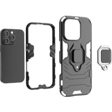 Colorful Shop Halka Araba Dağı Kickstand Kılıf IPhone 16 Pro Darbeye Askeri Sınıf (Yurt Dışından)