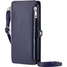 Colorful Shop IPhone 12/12 Pro Için Crossbody Durumda Cüzdan Rfıd Engelleme Fermuar 9 (Yurt Dışından)