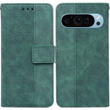 SZY Market Google Pixel 9 Pro Xl Flip Folio Kickstand Özelliği Premium Pu Için Kılıf (Yurt Dışından)