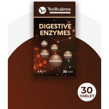 Wellvalens Digestive Enzymes – Sindirme Enzimleri ile Rahat Sindirme Desteği | 30 Tablet