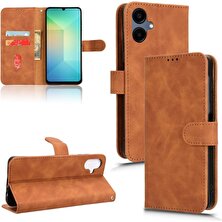 SZY Market Samsung Galaxy A06 Kickstand Cüzdan Yan Toka Pu Kart Için Flip Case (Yurt Dışından)