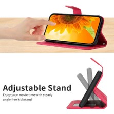 SZY Market Kart Yuvası Standı Ayçiçeği ile Onur X6B Kickstand Koruyucu Kılıf (Yurt Dışından)