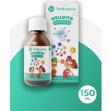 Wellvalens Wellvita Multivitamin Şurup – Çocuklar İçin Enerji ve Büyüme Desteği | 150 ml