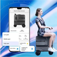 SE3T Elektrikli Binilebilir Scooter Valiz