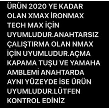 Emii Auto Spare Parts Yamaha 2020 Ye Kadar Xmax 125 250 300 400 2024 E Kadar Nmax Uyumlu Anahtar Kılıfı