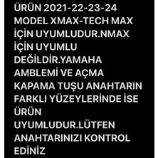 Xukey Yamaha Xmax 250 Tech Max 250 Anahtar Kılıfı 2021-2024 Model UYUMLU