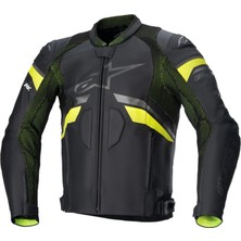 Alpinestars Gp Plus R V3 Rideknit Deri Korumalı Motosiklet Montu Siyah / Sarı