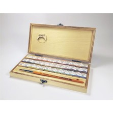 Şemse 36'lı Gökkuşağı El Yapımı Suluboya Seti Yarım Tava