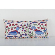 Etnik Bulvar Hayvan Desenli Vintage Etnik Suzani Kırlent Kılıfı El Dokuma Kırlent Kılıf