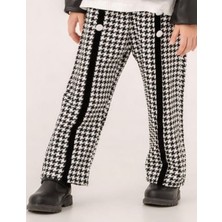 Butik Çocuk Alt Üst 3'lü Takım Deri Ceketli Kazayağı Takım