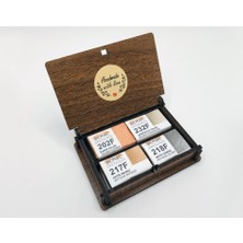 Şemse 4'lü Mührelenebilir Kapadokya Seti El Yapımı Yaldız Suluboya Seti Tam Tava