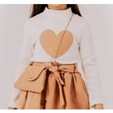 Butik Kız Çocuk Kapitone Şapkalı Alt Üst Takım