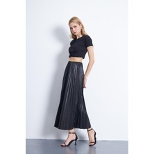 Charamela Kadın Piliseli Etek - BGET02