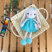 Amigurumi Uzunkulak Mavi Tavşan