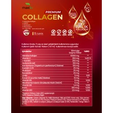 Maxiliv Premium Collagen 15 Flakon – 50.000 mg – Hidrolize Balık Kollajeni, NADH, Glutatyon, Resveratrol, L-Karnitin İçeren Takviye Edici Gıda 