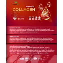 Maxiliv Premium Collagen 15 Flakon – 50.000 mg – Hidrolize Balık Kollajeni, NADH, Glutatyon, Resveratrol, L-Karnitin İçeren Takviye Edici Gıda 