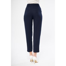 Charamela Lacivert Smart Pantolon - BGP08