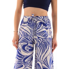 Charamela Kadın Beli Lastikli Rahat Kesim Palazzo Pantolon - BGP38