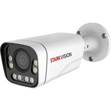 Stark Vision St-20 5mp 8ledli Metal St-20 5mp 8ledli Metal Kasalı Gece Renkli Görüşlü Peo Bullet Güvenlik Kamerası