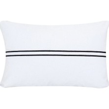 Etnik Bulvar Çizgili Dekoratif Yastık Kılıfı Etnik Tasarım Yastık Kılıfı 40 x 60 cm Içliksizdir