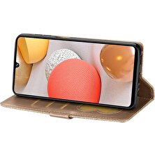 Mays Home1 Samsung Galaxy A12 5g Için Fermuarlı Cebi Durumda Pu Deri Glitter Cüzdan (Yurt Dışından)