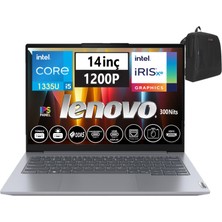 Lenovo Thinkbook 14 G6 Irlintel Core I5 1335U 16GB Ddr5 512GB SSD Intel Irıs Xe WINDOWS11HOME 14" Fhd+ IPS Taşınabilir Bilgisayar W21KG0018TR21+ZETTAÇANTA