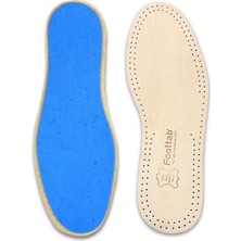 Foottab Exclusive Hakiki Deri Ayakkabı Tabanlığı, Parfümlü, Koku Önleyici Ter Emici, Leather Insole,