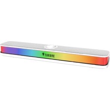 Throne Harmony 5W*2 Chromatic RGB 50mm Sürücülü Premium Soundbar Speaker (Bluetooth v5.3+Type C Çift Mod)