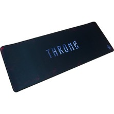 Throne Hollow 90X40CM 5mm Mikrofiber Yüzey Nano Teknoloji Kaymaz Zemin Dikişli Xxl Premium Mousepad