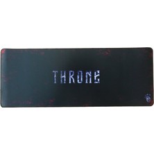 Throne Hollow 90X40CM 5mm Mikrofiber Yüzey Nano Teknoloji Kaymaz Zemin Dikişli Xxl Premium Mousepad