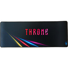 Throne Sparkle 80X30CM 5mm Mikrofiber Yüzey Nano Teknoloji Kaymaz Zemin Dikişli Xl Premium Mousepad