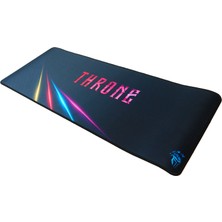 Throne Sparkle 80X30CM 5mm Mikrofiber Yüzey Nano Teknoloji Kaymaz Zemin Dikişli Xl Premium Mousepad