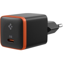 Spigen 30W USB-C Mini Adaptör - PPS / PD 3.0 Destekli Hızlı Şarj Aleti iPhone & Android & iPad & MacBook Type-C EE301 Black - ACH08448